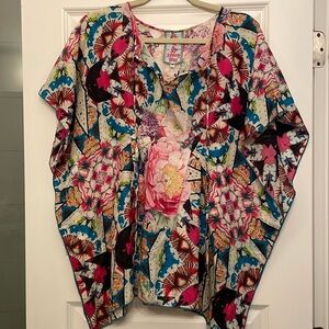 Johnny Was XS silk top